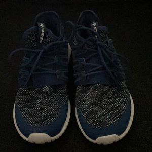 Adidas Boys grade school size 4.5 blue sneakers